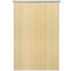 Abdunkelungsrollo Außenjalousie mit UV-Schutz Rolljalousie mit Sonnenschutz 121x181 cm Beige