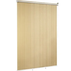 Abdunkelungsrollo Außenjalousie mit UV-Schutz Rolljalousie mit Sonnenschutz 121x181 cm Beige