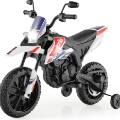 Aprilia Elektro Kindermotorrad mit Stützrädern & Musik & Scheinwerfer 12V Kinder Motorrad