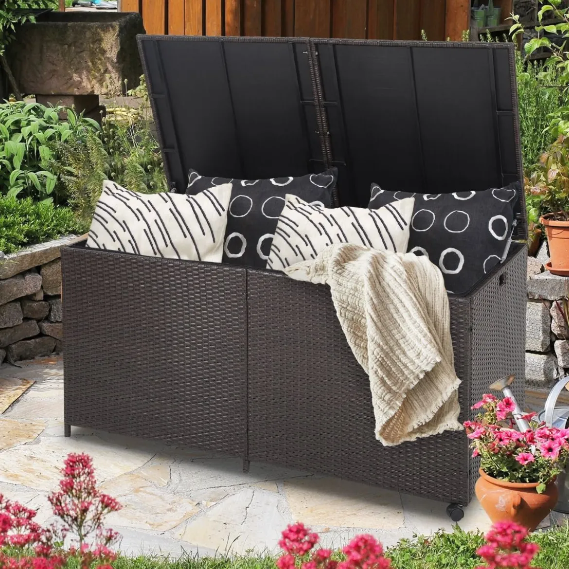 Aufbewahrungsbox mit 662 L Fassungsvermögen 150 x 77 x 73 cm