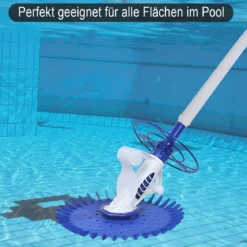 Automatischer Poolreiniger Poolsauger Swimmingpool Schwimmbad Cleaner inkl. 10 Schläuche