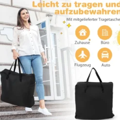 Babybett mit Matratze Manuelle Schaukelwiege für Babys 90 x 48 x 75 cm Grau + Weiß