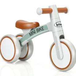 Baby-Dreirad Dreirad für Kinder im Altervon 1-3 Jahren Kinder Laufrad Dreirad ohne Pedal für Kinder Grau