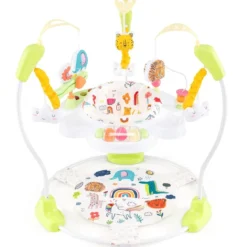 Baby Sky Jumperoo mit Verstellbaren Höhen & Spielzeuge & Spieluhr Lauflernhilfe