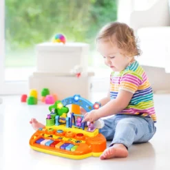 Babyspielzeug Klavier Baby Musikspielzeug Klaviertastatur mit integriertem Musikmodi