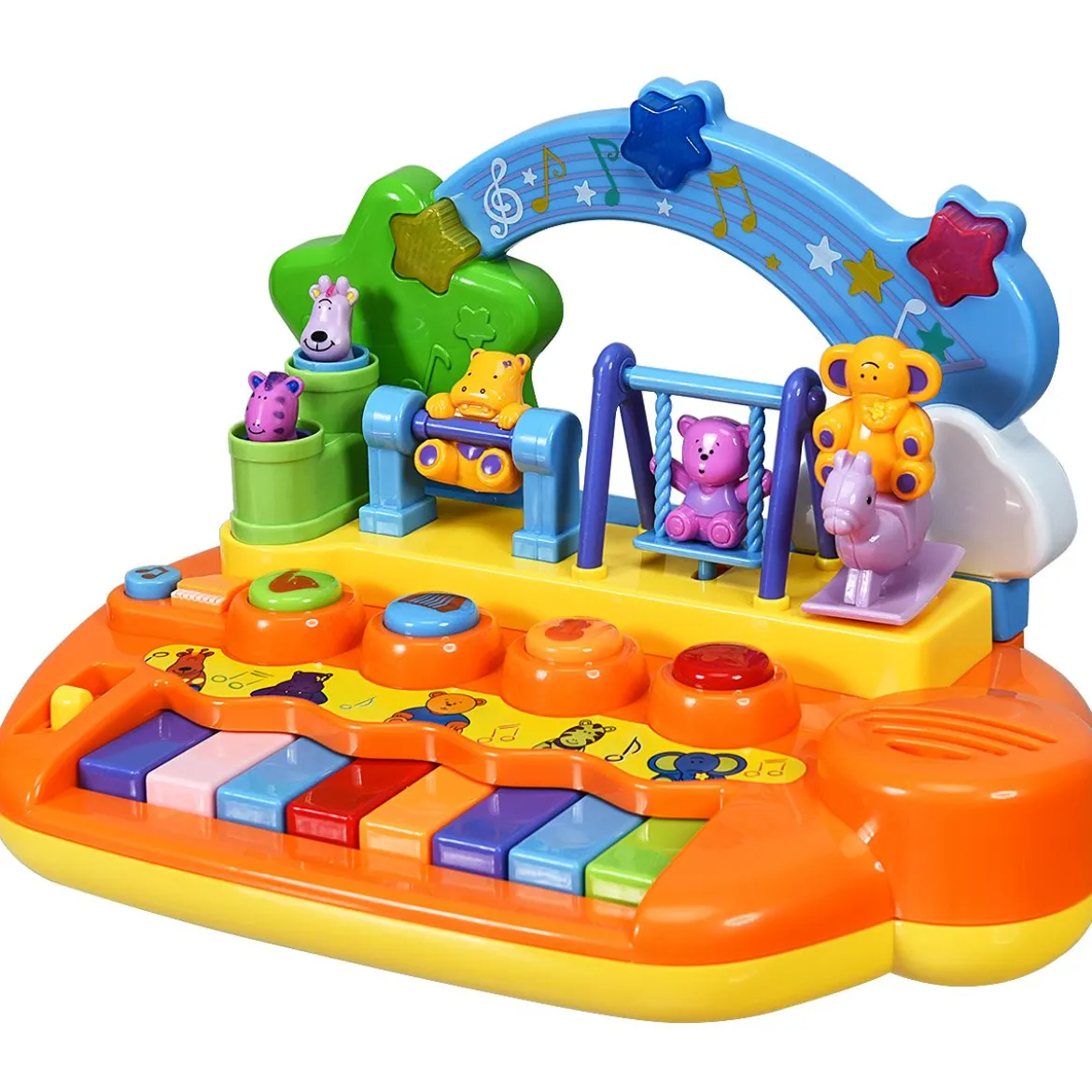 Babyspielzeug Klavier Baby Musikspielzeug Klaviertastatur mit integriertem Musikmodi