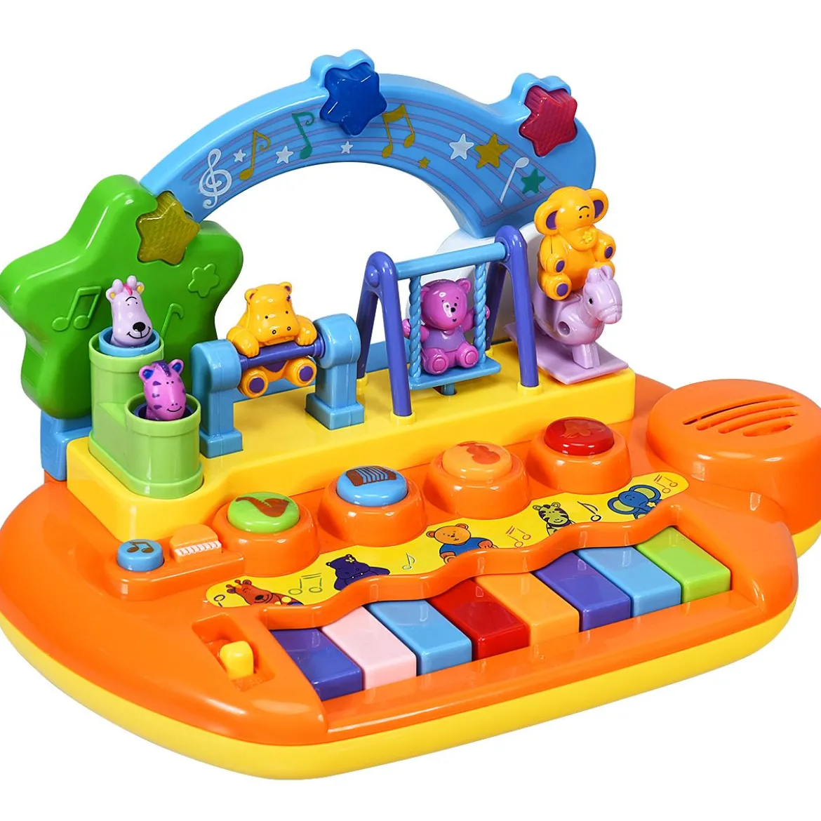 Babyspielzeug Klavier Baby Musikspielzeug Klaviertastatur mit integriertem Musikmodi