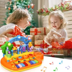 Babyspielzeug Klavier Baby Musikspielzeug Klaviertastatur mit integriertem Musikmodi