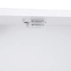 Badezimmer Spiegelschrank mit Höhenverstellbarer Ablage Badschrank mit Spiegel Weiß