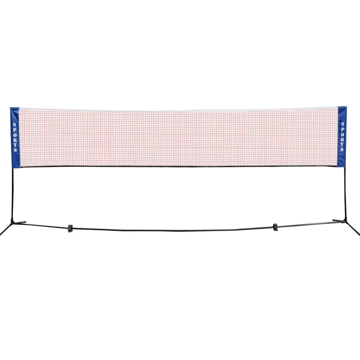 Badmintonnetz Federballnetz Tennisnetz Volleyballnetz mit Ständer Tasche 3M 4M