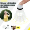 Badmintonnetz mit Ständer Federballnetz höhenverstellbar mit 2 Federbällen & Tragetasche 420 x 102 x 89–155 cm Schwarz