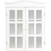 Badschrank Medizinschrank Hängend Badezimmerschrank für Bad 53 x 22 x 66,5 cm Weiß