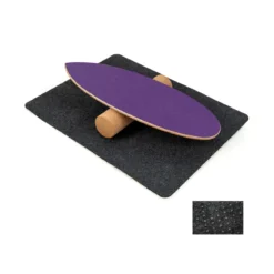 Balance Board aus Holz Balancebrett Balance Trainer Trickboard für zuhause inkl. Korkrolle