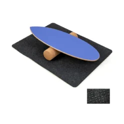 Balance Board aus Holz Balancebrett Balance Trainer Trickboard für zuhause inkl. Korkrolle