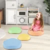 Balanciersteine für Kinder Rutschfeste Stapelsteine bis 80 kg Belastbar Flusssteine Macaron Pentagon