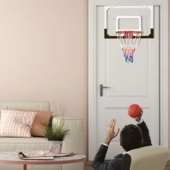 Basketballkorb Basketball-Set Kinder Backboard mit Ring und Netz 45 x 30 cm