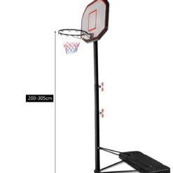 Basketballständer Basketballkorb Basketballanlage transportabel Basketball 200-305 cm