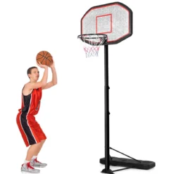 Basketballständer Basketballkorb Basketballanlage transportabel Basketball 200-305 cm