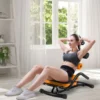Bauchtrainer drehbar Bauchmuskeltrainer Allround Trainer mit 3 Fach Rückenlehne