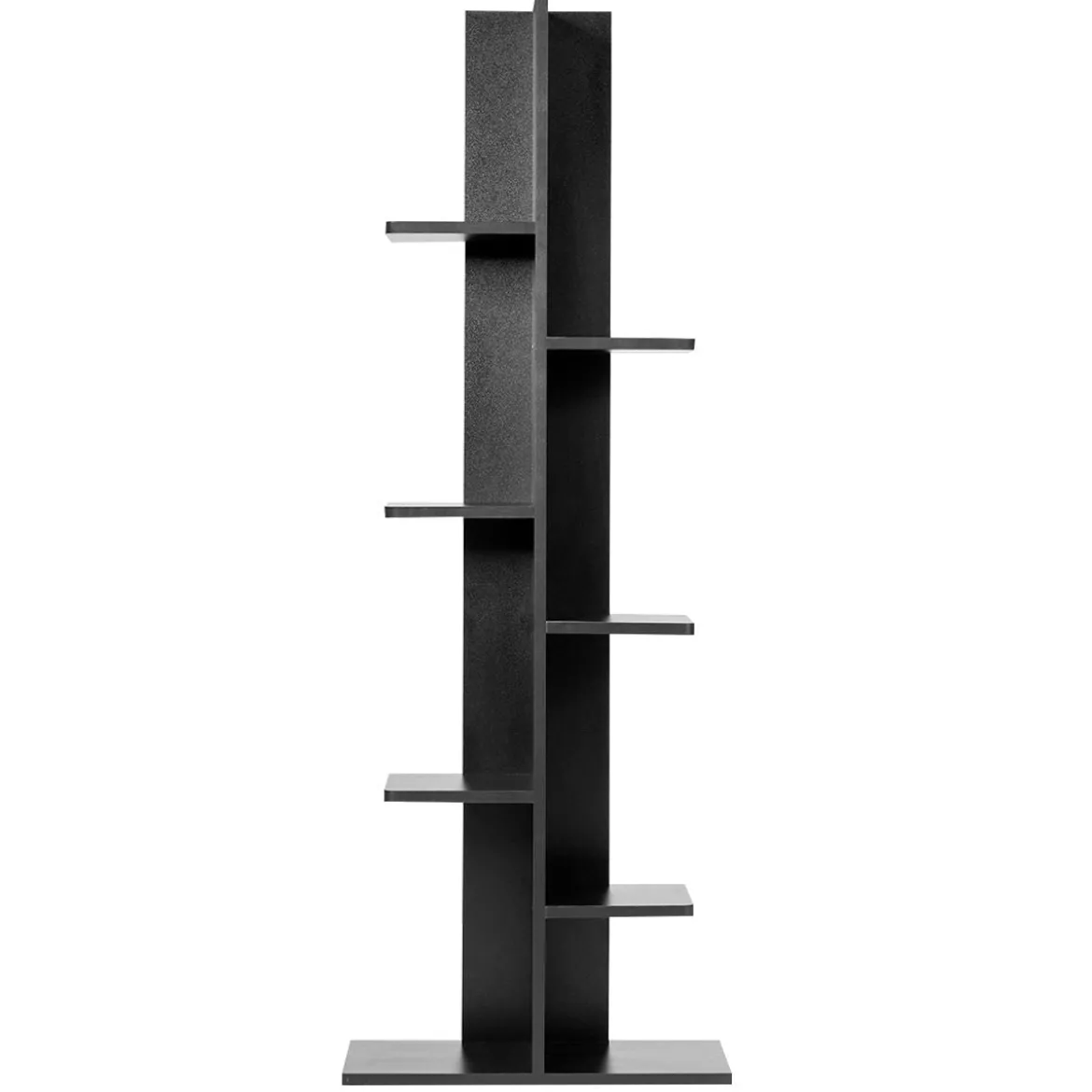 Bücherregal in Baumform mit 8 Ablagen Freistehendes Standregal Büroregal 50 x 20 x 141 cm