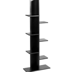 Bücherregal in Baumform mit 8 Ablagen Freistehendes Standregal Büroregal 50 x 20 x 141 cm