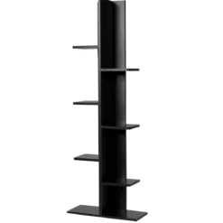 Bücherregal in Baumform mit 8 Ablagen Freistehendes Standregal Büroregal 50 x 20 x 141 cm