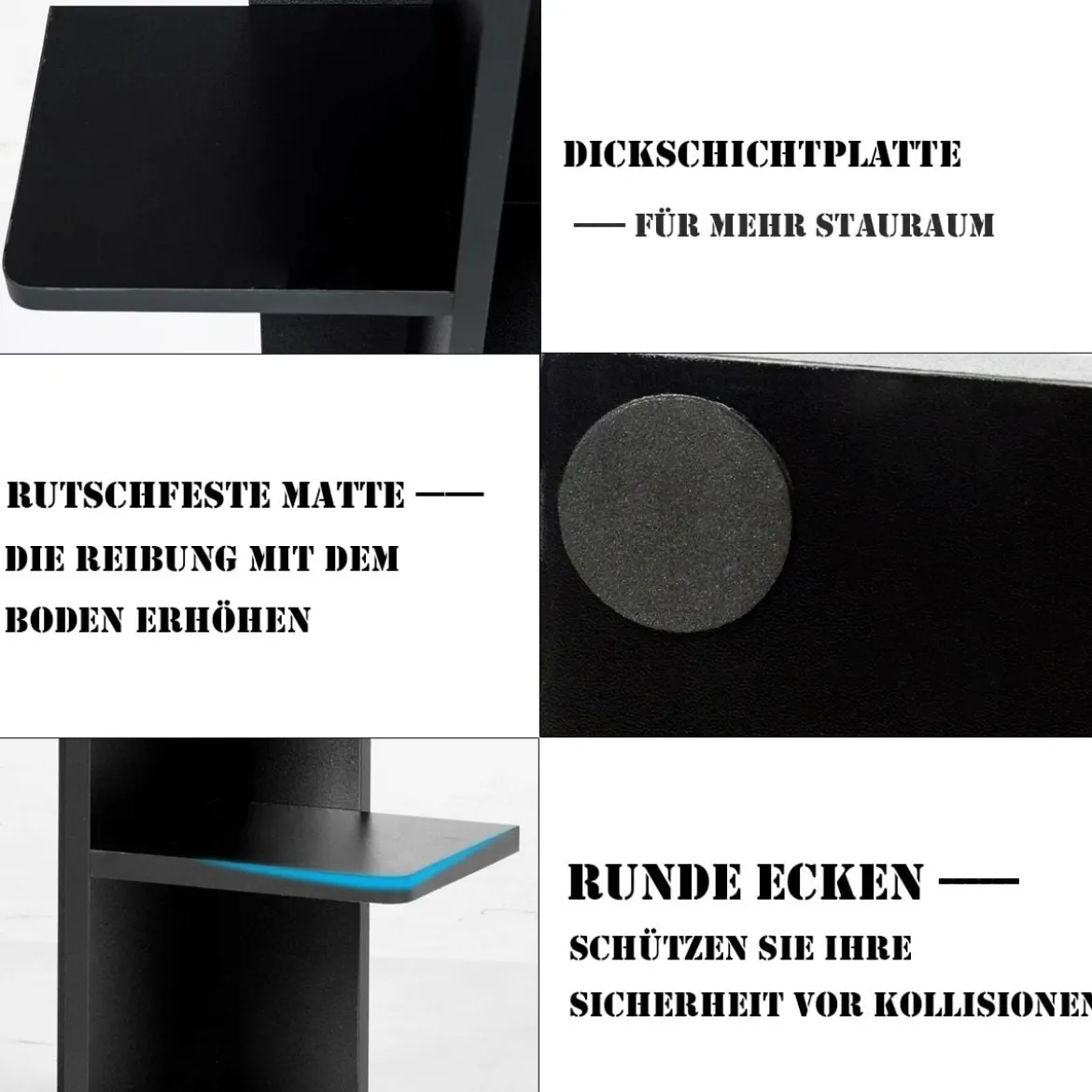 Bücherregal in Baumform mit 8 Ablagen Freistehendes Standregal Büroregal 50 x 20 x 141 cm