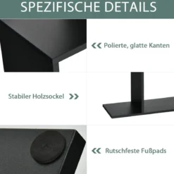 Bücherregal mit 6 Ebenen S-Form Standregal Freistehender Raumteiler Büroregal 80 x 23 x 192 cm