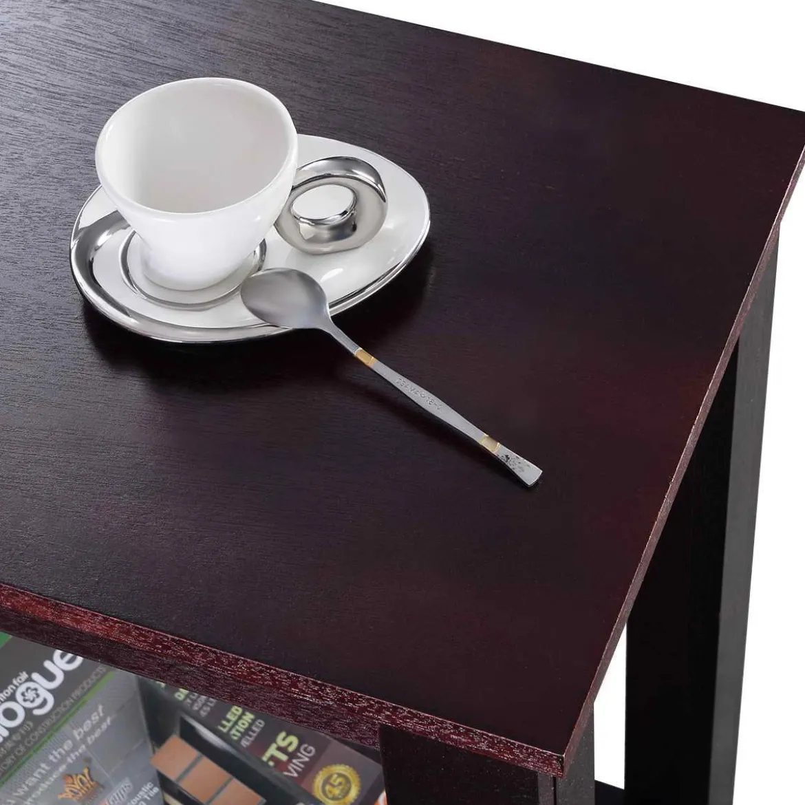 Beistelltisch Couchtisch Wohnzimmertisch Telefontisch Schwarz Holz 60 x 30 x 61 CM