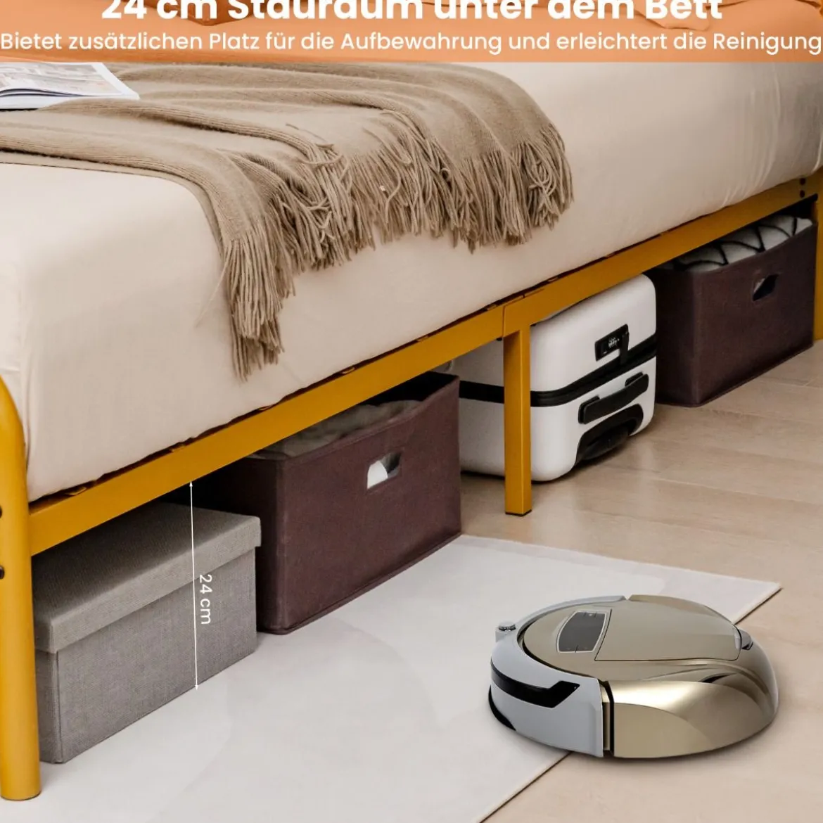 Überzogenes Doppelbett mit gepolstertem Kopfteil geräuschfreie Matratzen-Grundlage