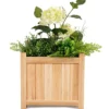 Blumenkasten Hochbeet Holz Blumenbeet Blumentopf klappbar Pflanzkasten Garten Frühbeet 38x38x35cm