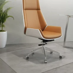 Bodenschutzmatte Bodenschutz Büro Stuhl Unterlage Schutz Matte PVC 2 (120x150cm)