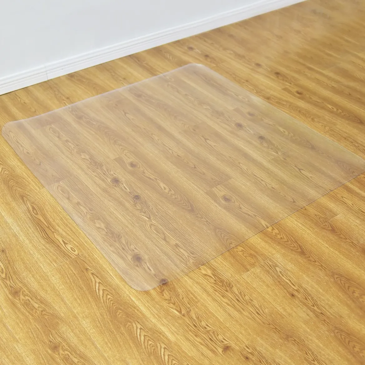 Bodenschutzmatte Bodenschutz Büro Stuhl Unterlage Boden Schutz Matte PVC 120x120cm