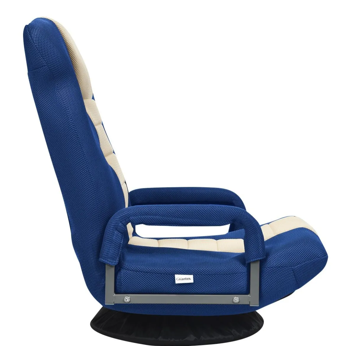 Bodenstuhl drehbar Bodensessel Relaxsessel Bodensofa Lazy Sofa Blau