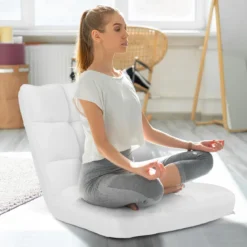 Bodenstuhl Faltbares Lazy Sofa Faul Tatami Bodenkissen Schwarz Grau Kaffeebraun Rosa Blau Lila