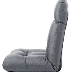 Bodenstuhl Tatami Schlafsessel Bodensessel Relaxsessel Sofastuhl Liegenfunktion Grau