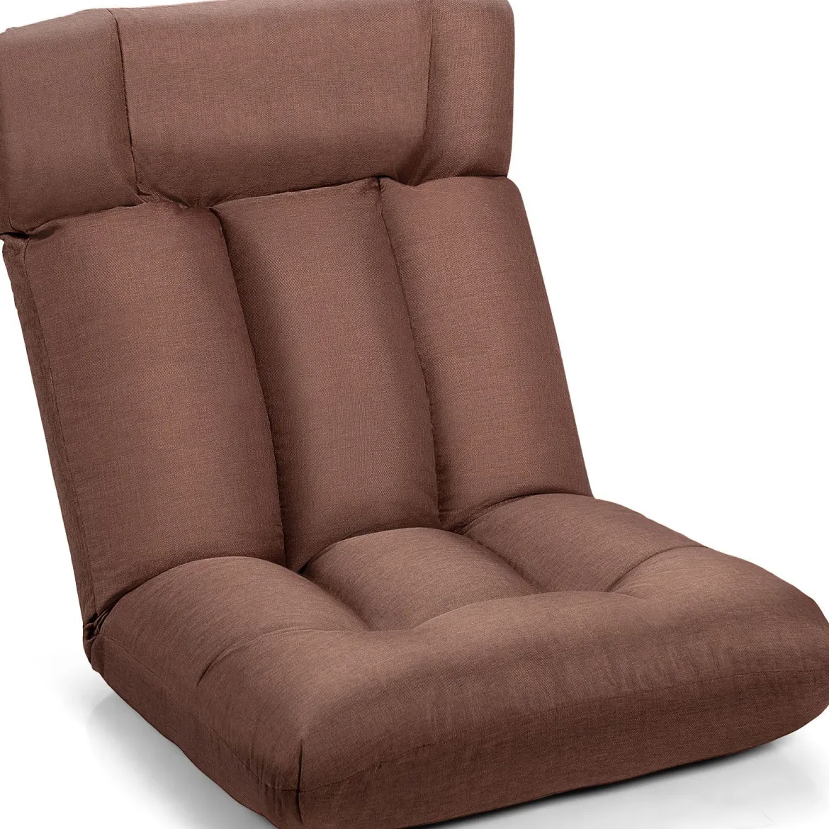 Bodenstuhl Tatami Schlafsessel Bodensessel Relaxsessel Sofastuhl Liegenfunktion Braun