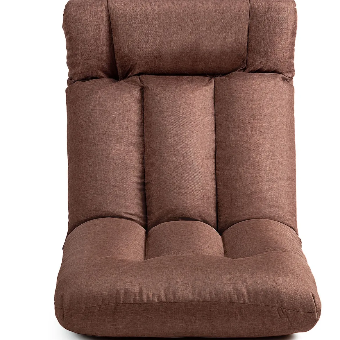 Bodenstuhl Tatami Schlafsessel Bodensessel Relaxsessel Sofastuhl Liegenfunktion Braun