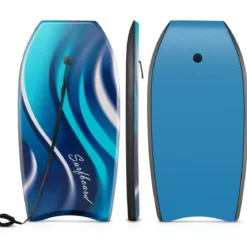 Bodyboard für Kinder Surfbrett mit EPS-Kern XPE-Deck HDPE-Unterseite & Handgelenkschlaufe 104cm