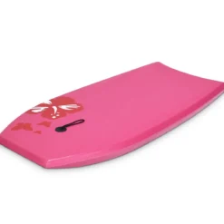 Bodyboard leichtgewichtig Schwimmbrett mit EPS-Kern & XPE Oberfläche für den Strand für Kinder & Erwachsene 94cm/106cm Rosa