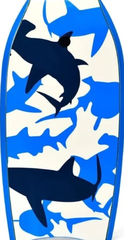 Bodyboard Sup-Board Surfboard Surfbrett Kinder 83 x 47 x 5,5 cm Blau