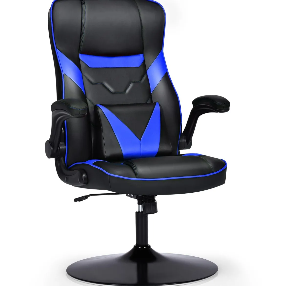 Bürostuhl höhenverstellbar Gaming Stuhl Racing Stuhl Arbeitsstuhl Computerstuhl Blau