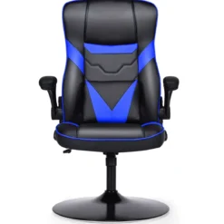 Bürostuhl höhenverstellbar Gaming Stuhl Racing Stuhl Arbeitsstuhl Computerstuhl Blau