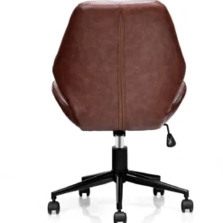 Bürostuhl höhenverstellbar Schreibtischstuhl Chefsessel drehbar Braun