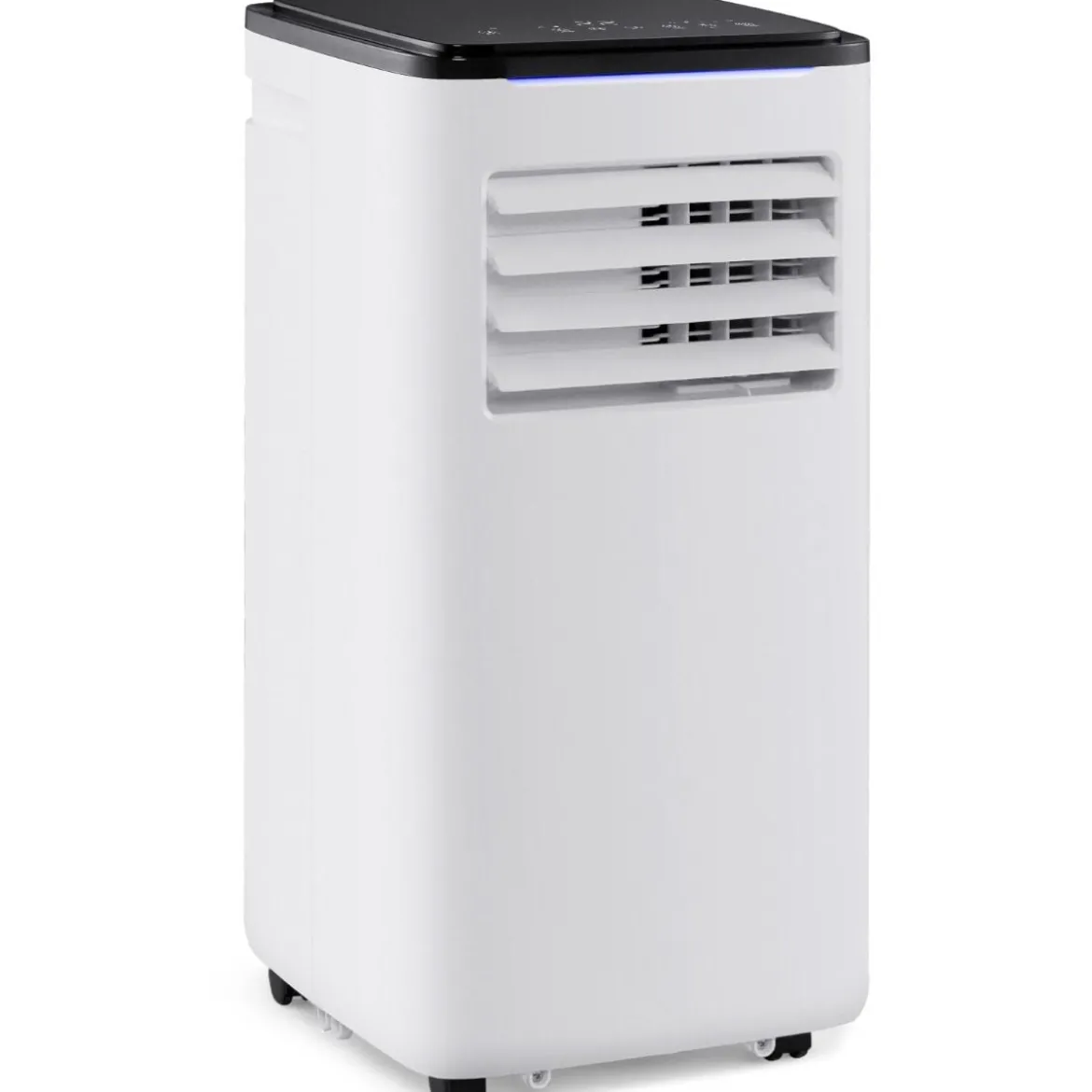 9000 BTU mobile Klimaanlage mit Abluftschlauch 4 in 1 Klimagerät mit Kühlen Weiß