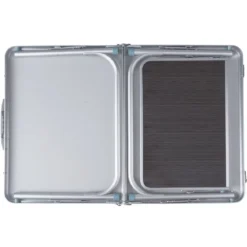 Campingtisch Klapptisch Gartentisch Koffertisch mit Seitenablage und Tragegriff 90 x 60cm
