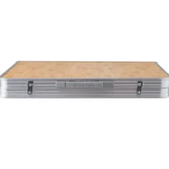 Campingtisch Klapptisch Gartentisch Koffertisch mit Seitenablage und Tragegriff 90 x 60cm