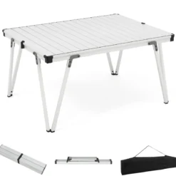 Campingtisch mit Wasserdichter Tischplatte & Tragetasche Picknicktisch Outdoor Tisch
