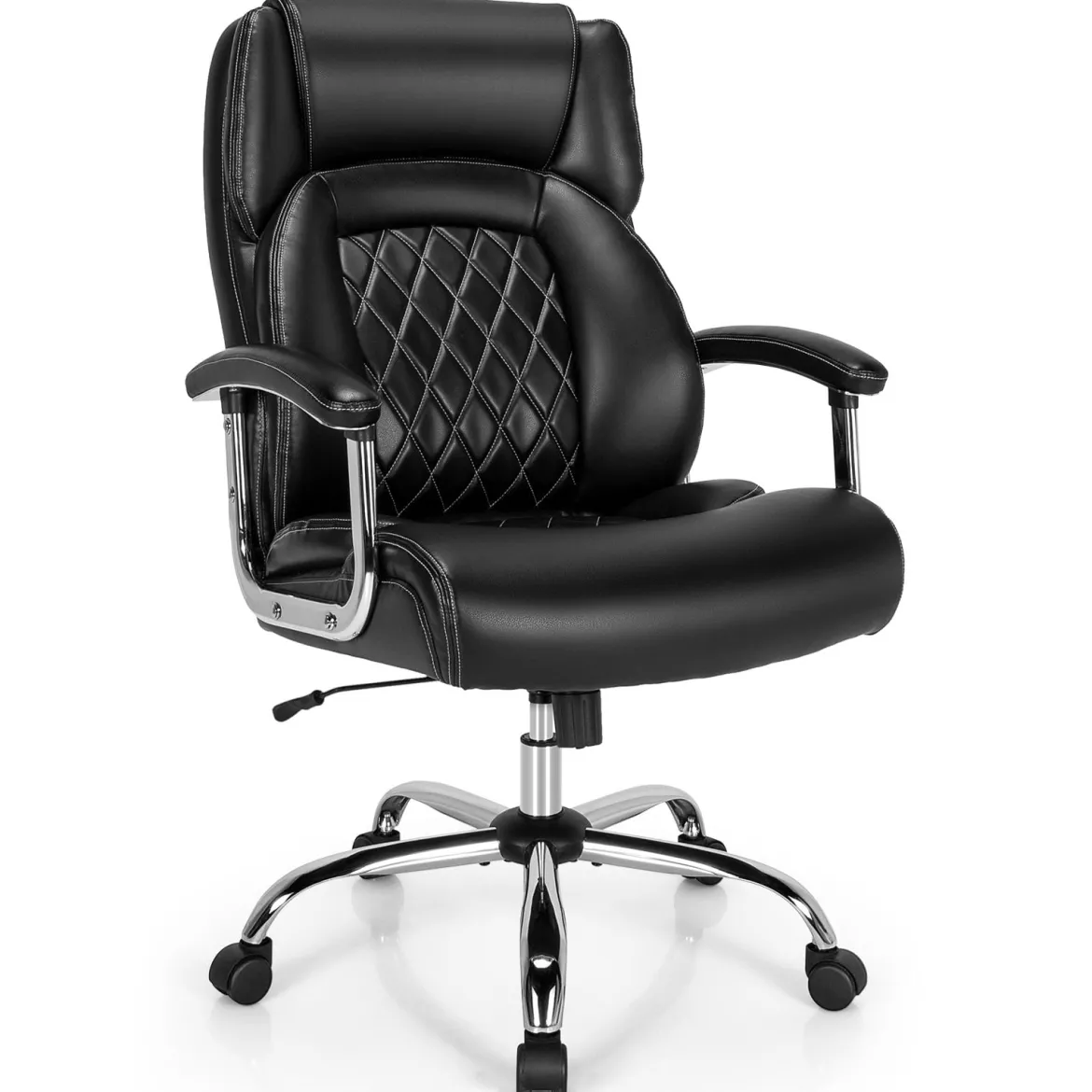 Chefsessel ergonomischer Bürostuhl bis 225 kg belastbar Schreibtischstuhl mit Wippfunktion
