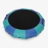 457cm Aufblasbares Wassertrampolin mit 500W elektrischer Aufblasvorrichtung Trampolin Bounce Blau + Grün